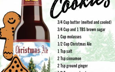 Christmas Ale Gingerbread Cookies are a sweet treat to pair with our Scotch Ale