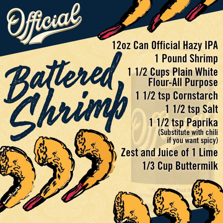 Recipe Illustration, featuring Official Hazy IPA